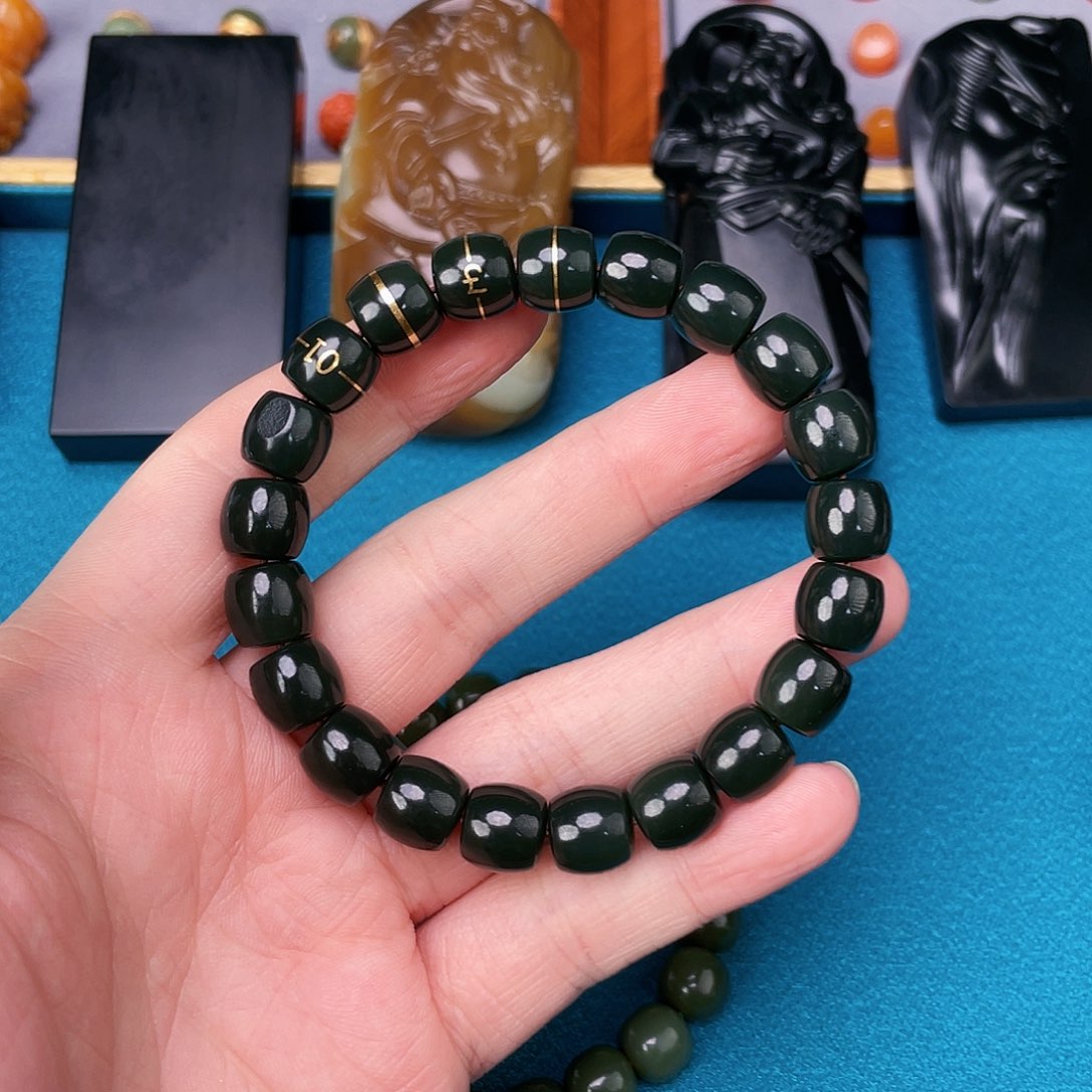 和田玉手链未镶嵌