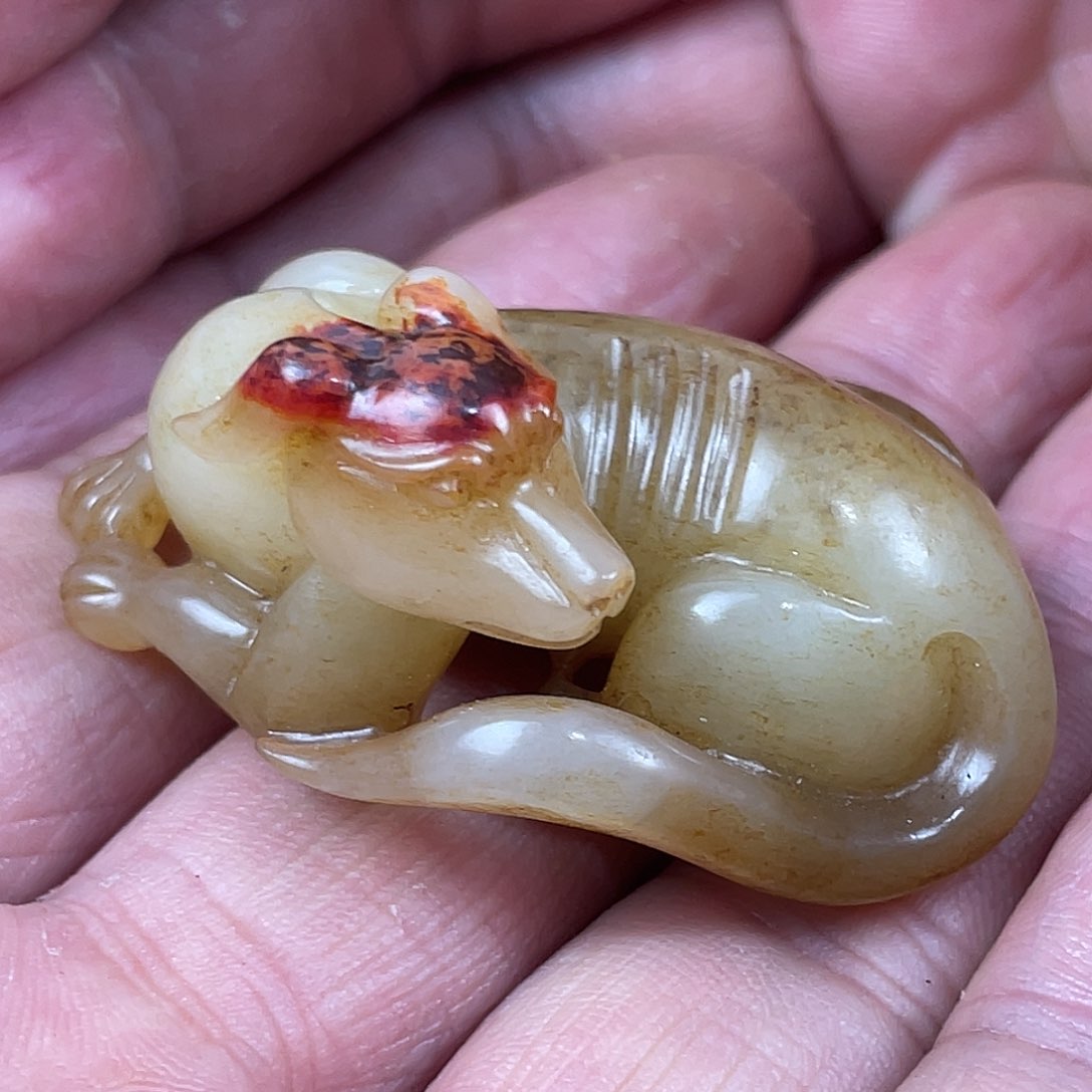 未镶嵌和田玉（糖玉）挂件泰*石