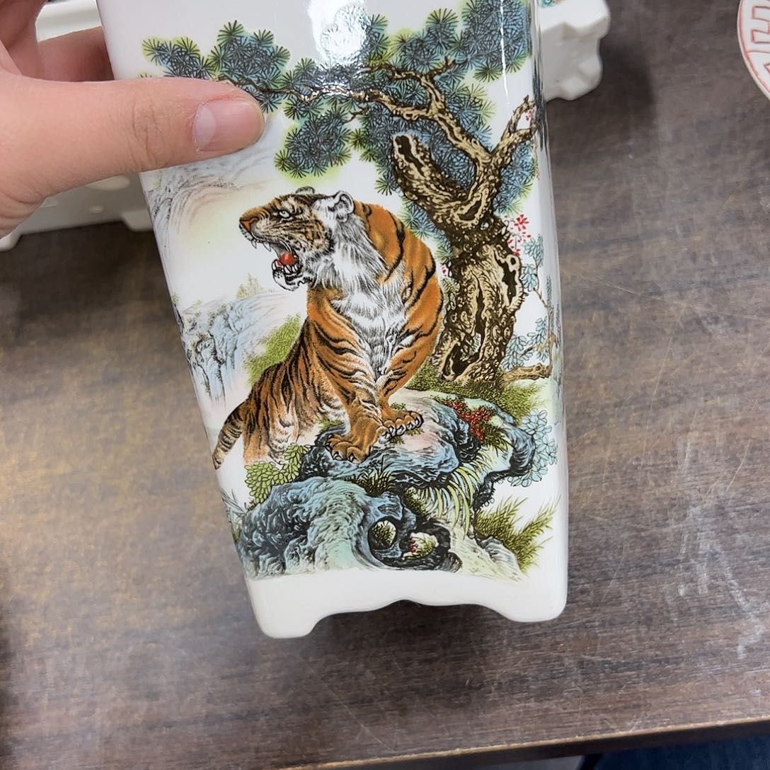 紫砂花盆988号瑕疵10/19cm