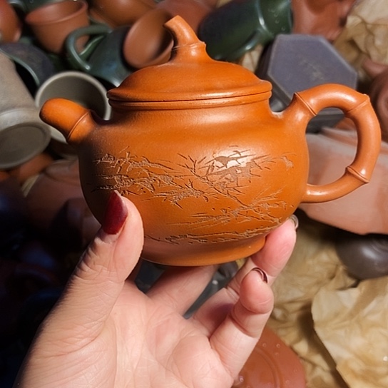 全手工制作宜兴紫砂壶