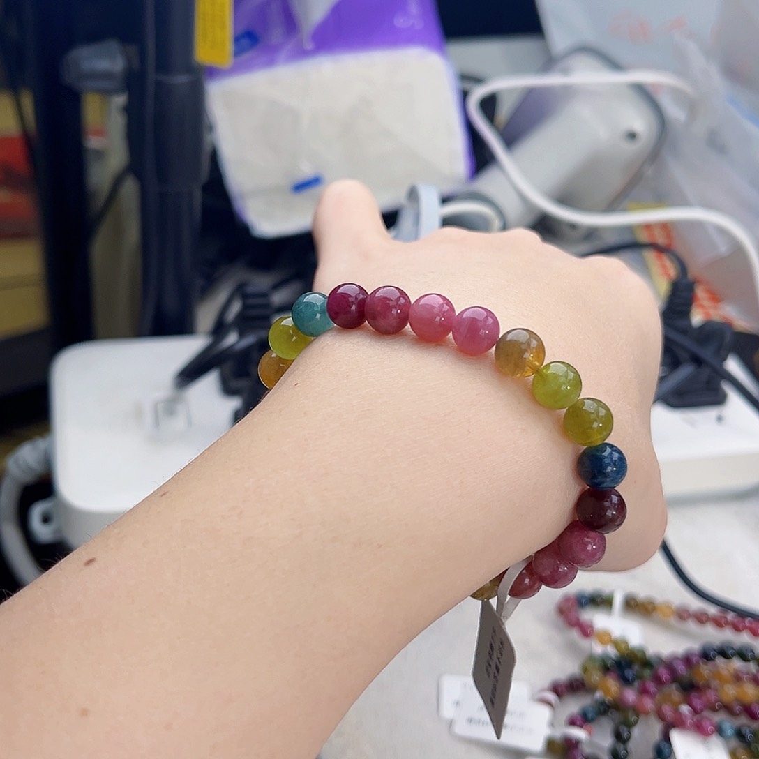 碧玺多样性发一碧玺8mm未镶嵌