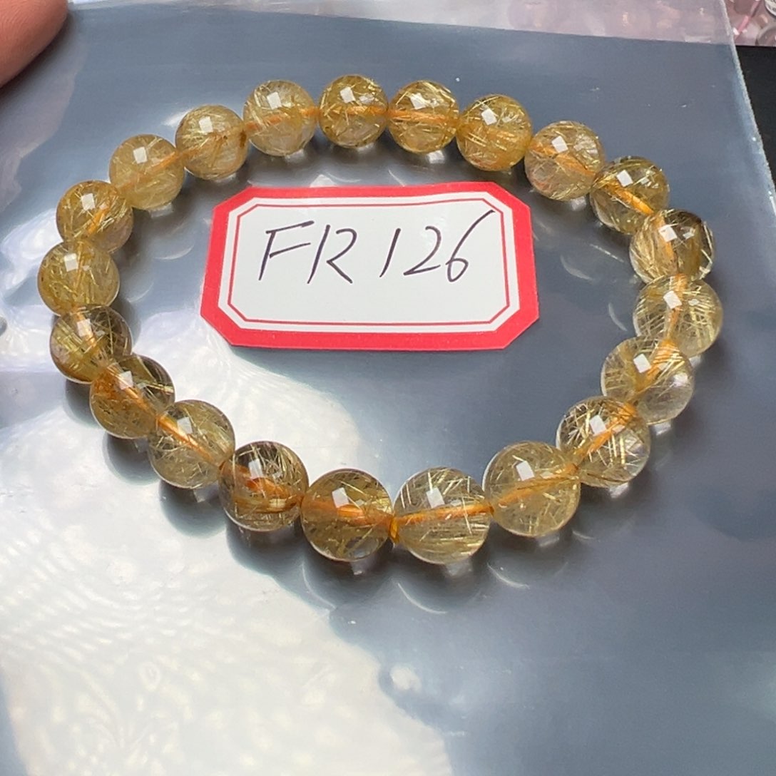 水晶手链未镶嵌甜*?钛晶9mm左右