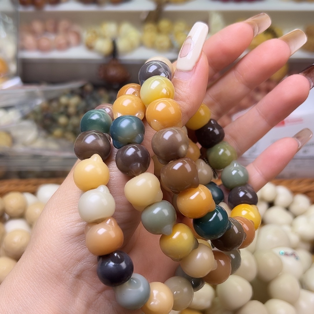 菩提根/象牙果吊坠卡14➕多宝猫头串1条