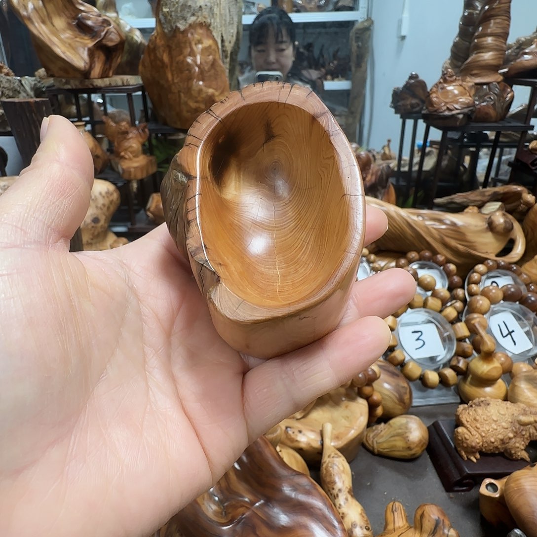 柏木（崖柏）太行崖柏陈化黑油闻香聚宝盆