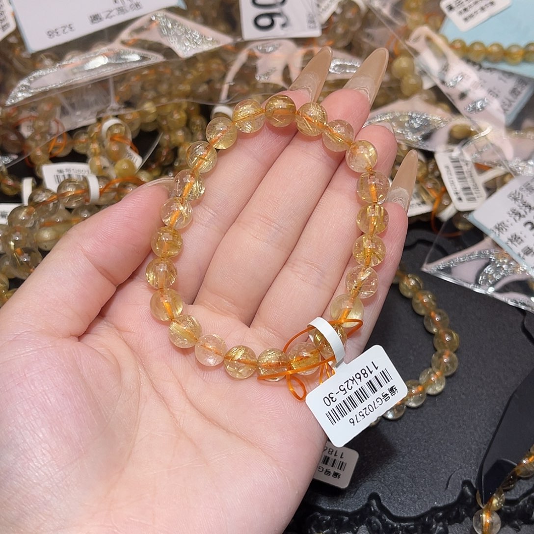 未镶嵌手串水晶?*.卡8