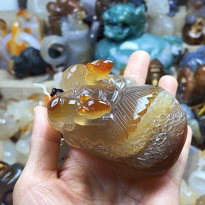 玛瑙/玉髓饰品未镶嵌用****0