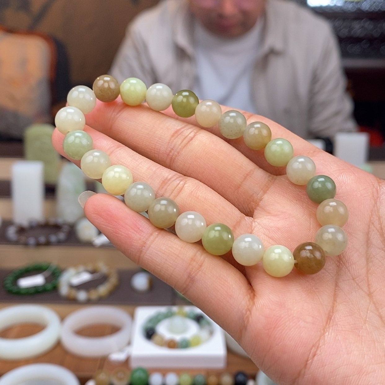 【闪购商品】和田玉手串未镶嵌
