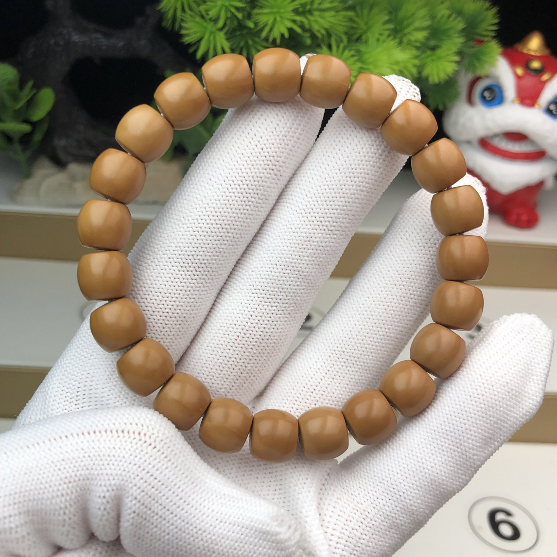 精品直切抛光单圈手串猴头纯天然原生态（9+/10+）文玩毕业手串