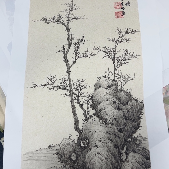 国画纯手绘作品欣赏图