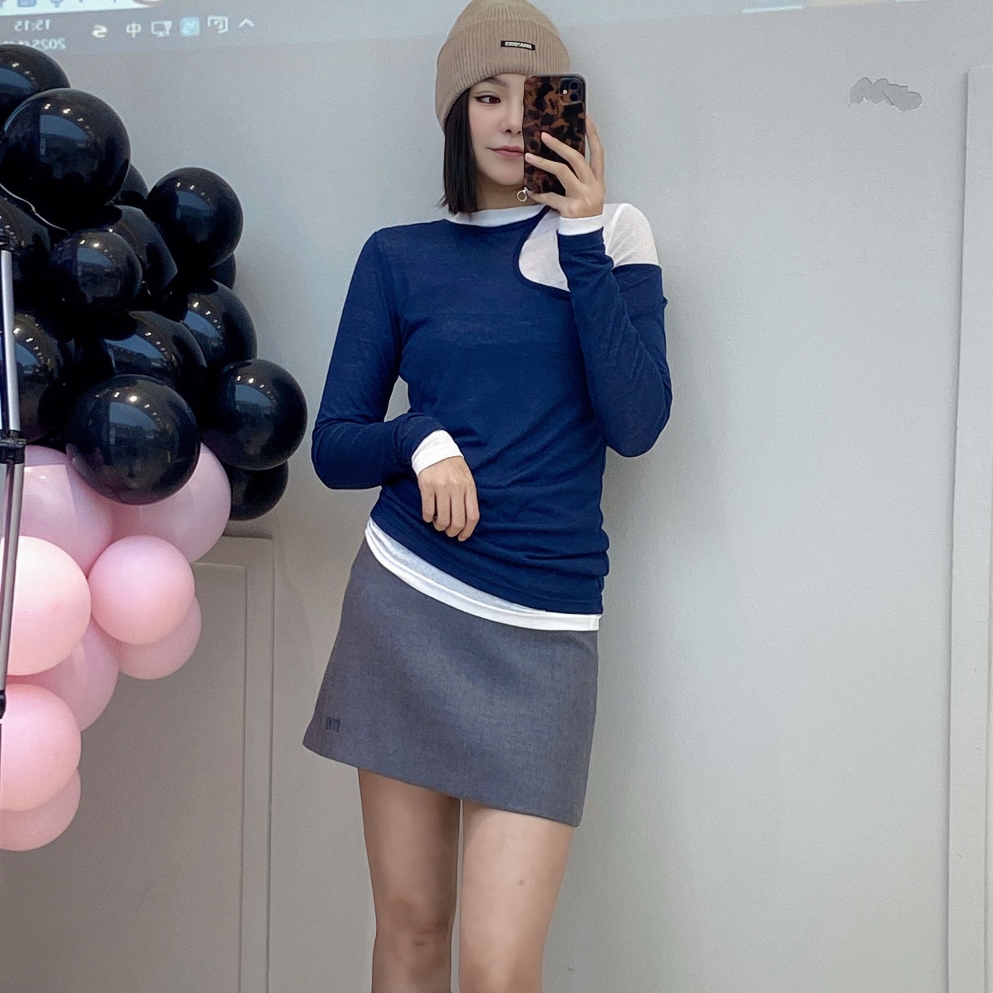 JM女装买手店ANNAMOOER设计师品牌两件式打底T