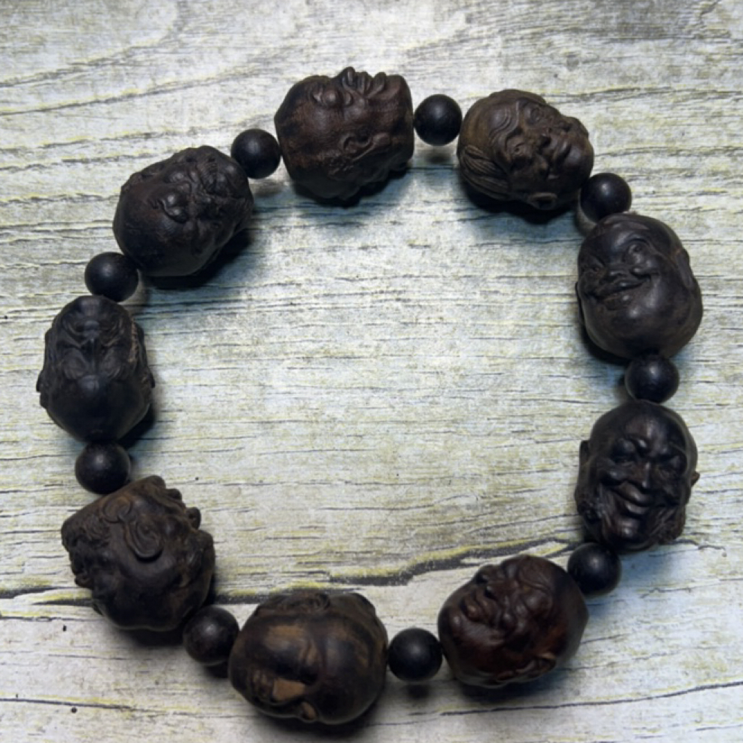 30 福来精选文玩沉香木作手串19mm