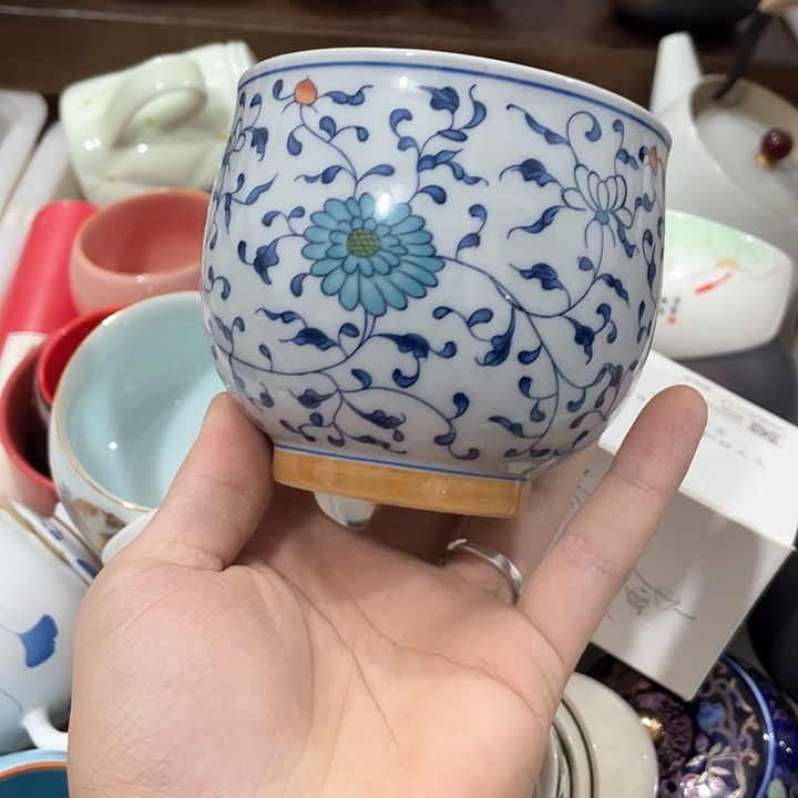 陶瓷茶具全部清清完回家过年