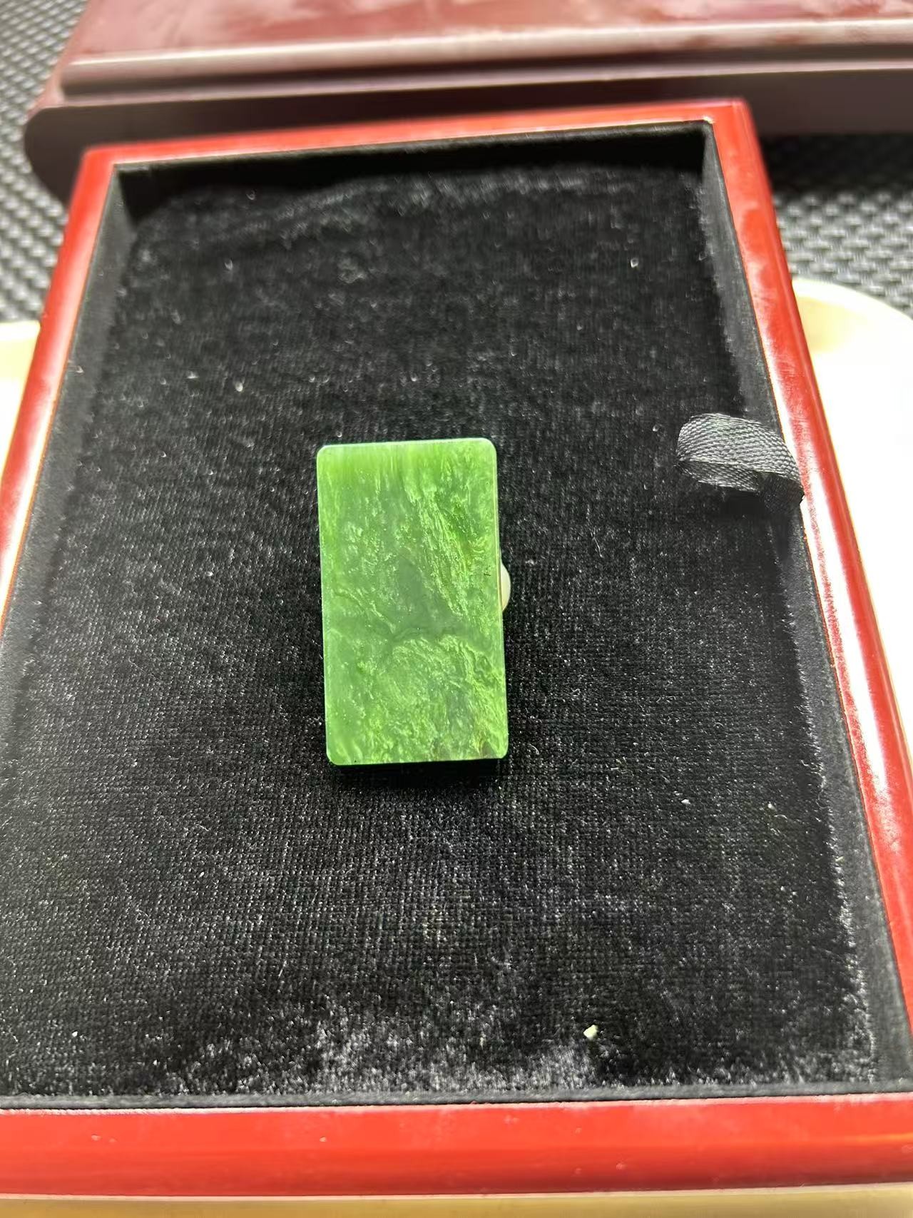 和田玉碧玉无事牌