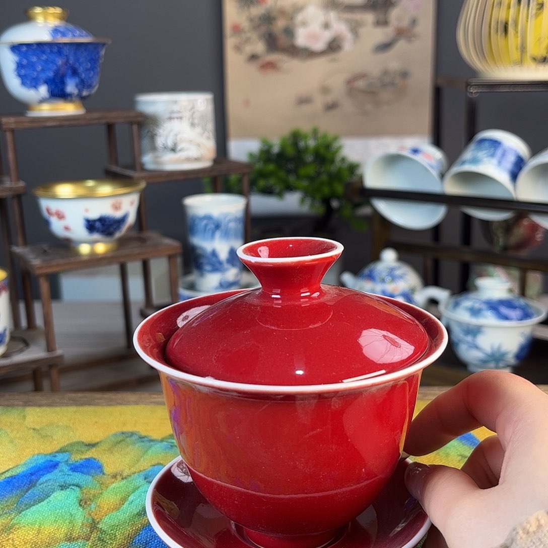 杯景德镇陶瓷茶杯多人