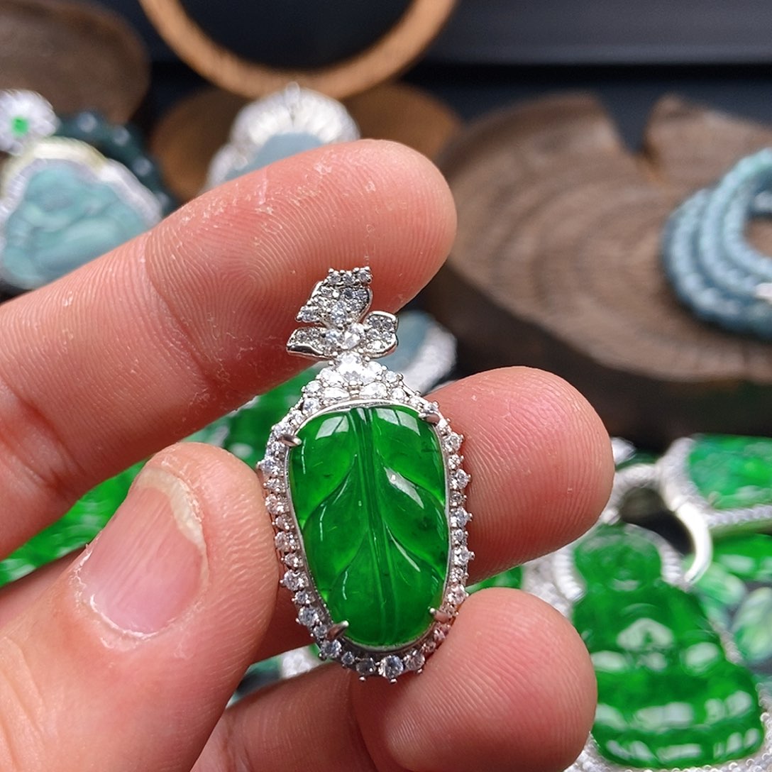 翡翠吊坠(不含链)未镶嵌498吊坠