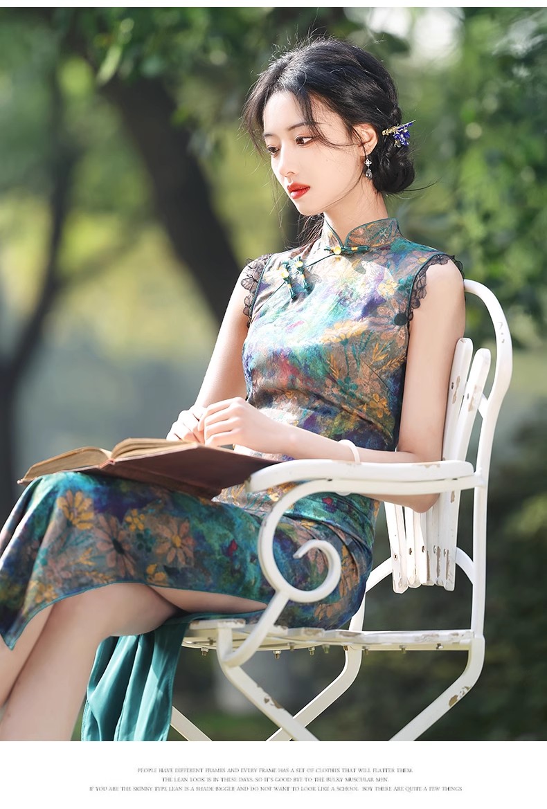 【小雅】旗袍（下单备注主播给的编号不备注默认发丝袜）