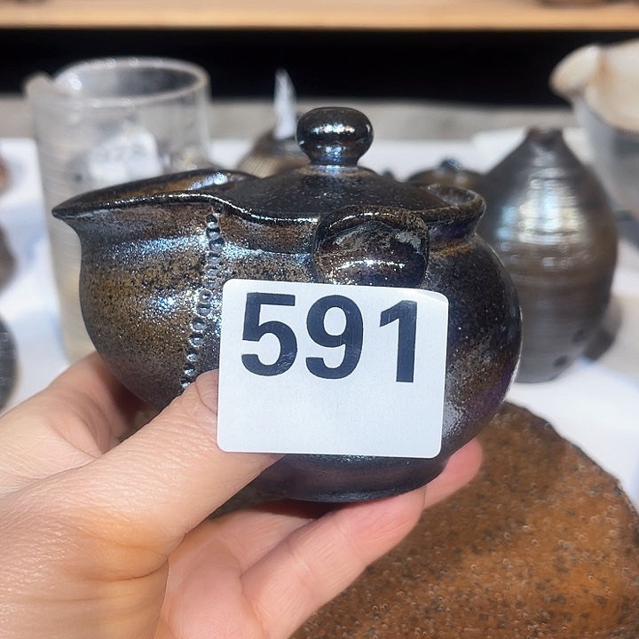 壶高温柴烧陶泥宝瓶