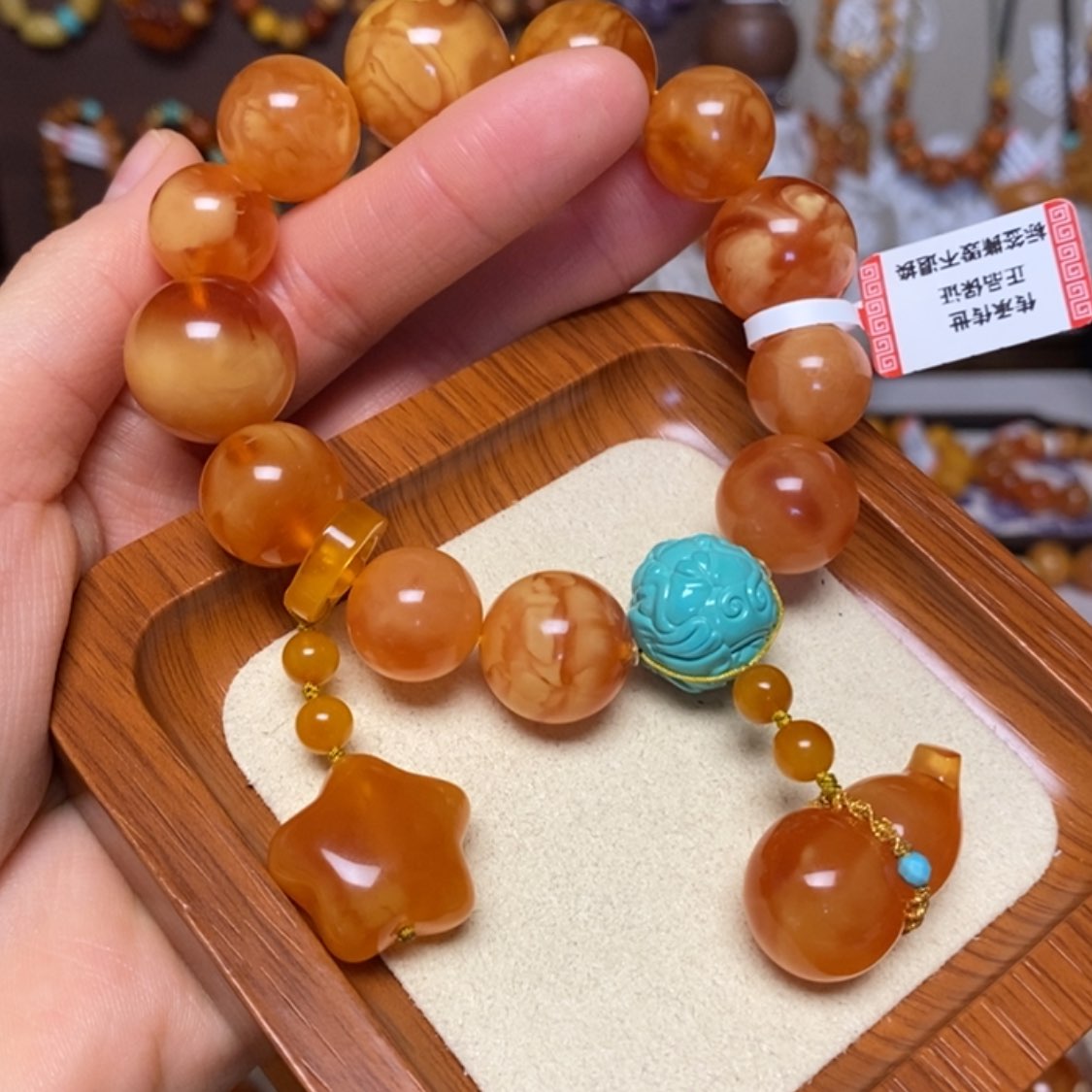 【闪购商品】手链蜜蜡未镶嵌手串