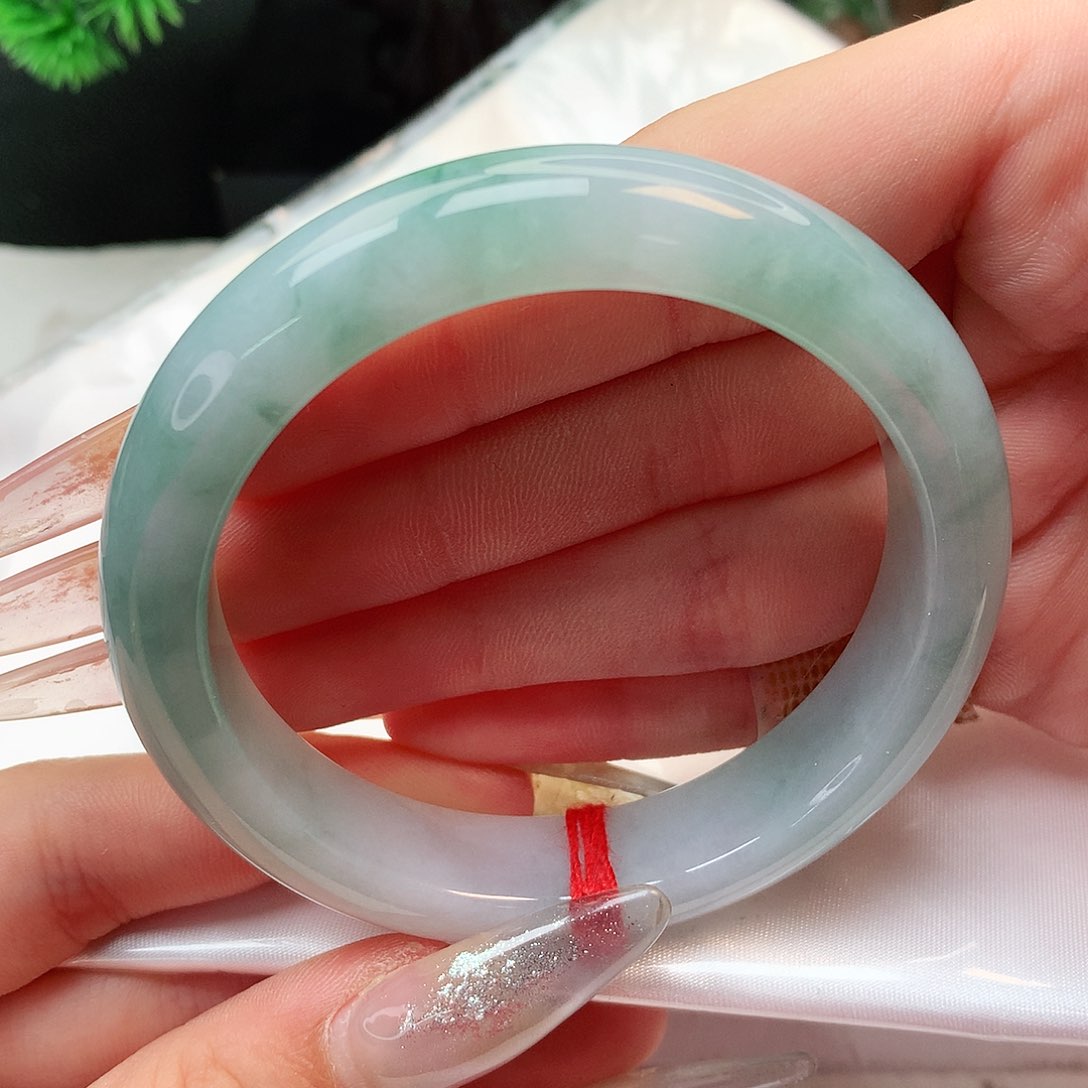 未镶嵌手镯翡翠正圈56