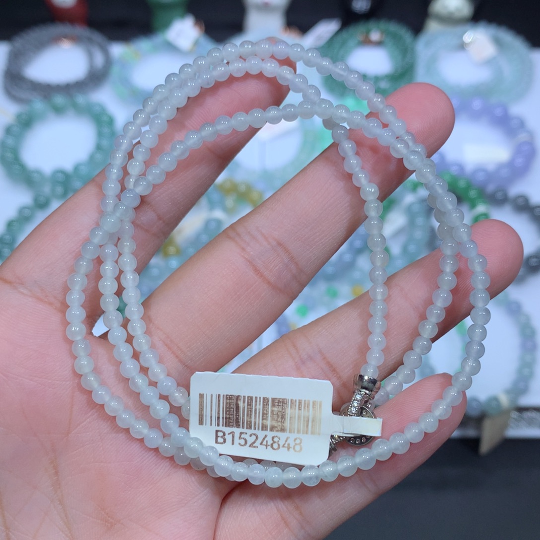 未镶嵌手串翡翠天然