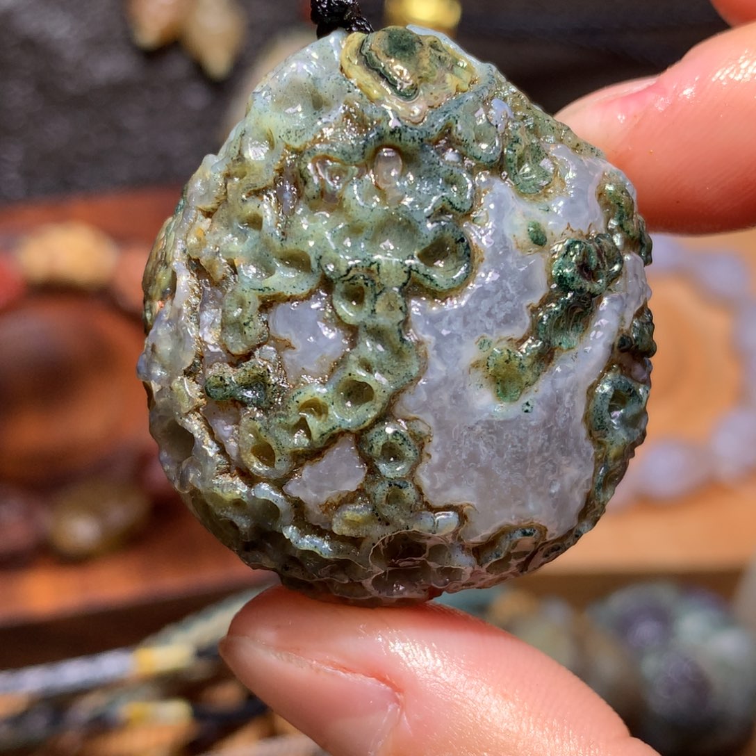 未镶嵌玛瑙/玉髓珠宝半成品