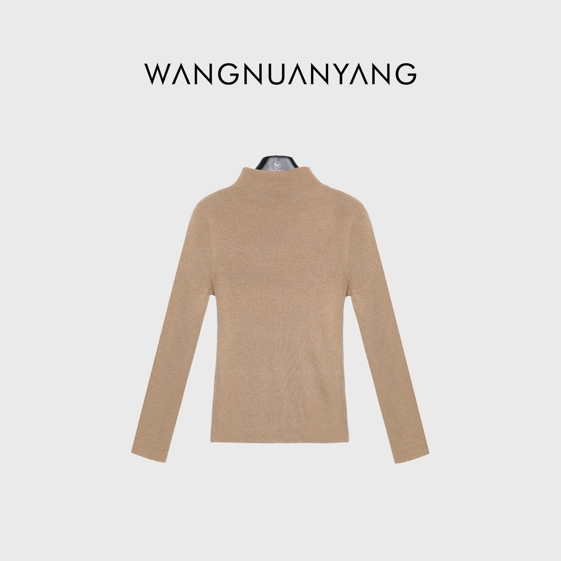 【WNY STUDIO】舒适派针织｜60S无压感高领纯色百搭打底衫（157001）
