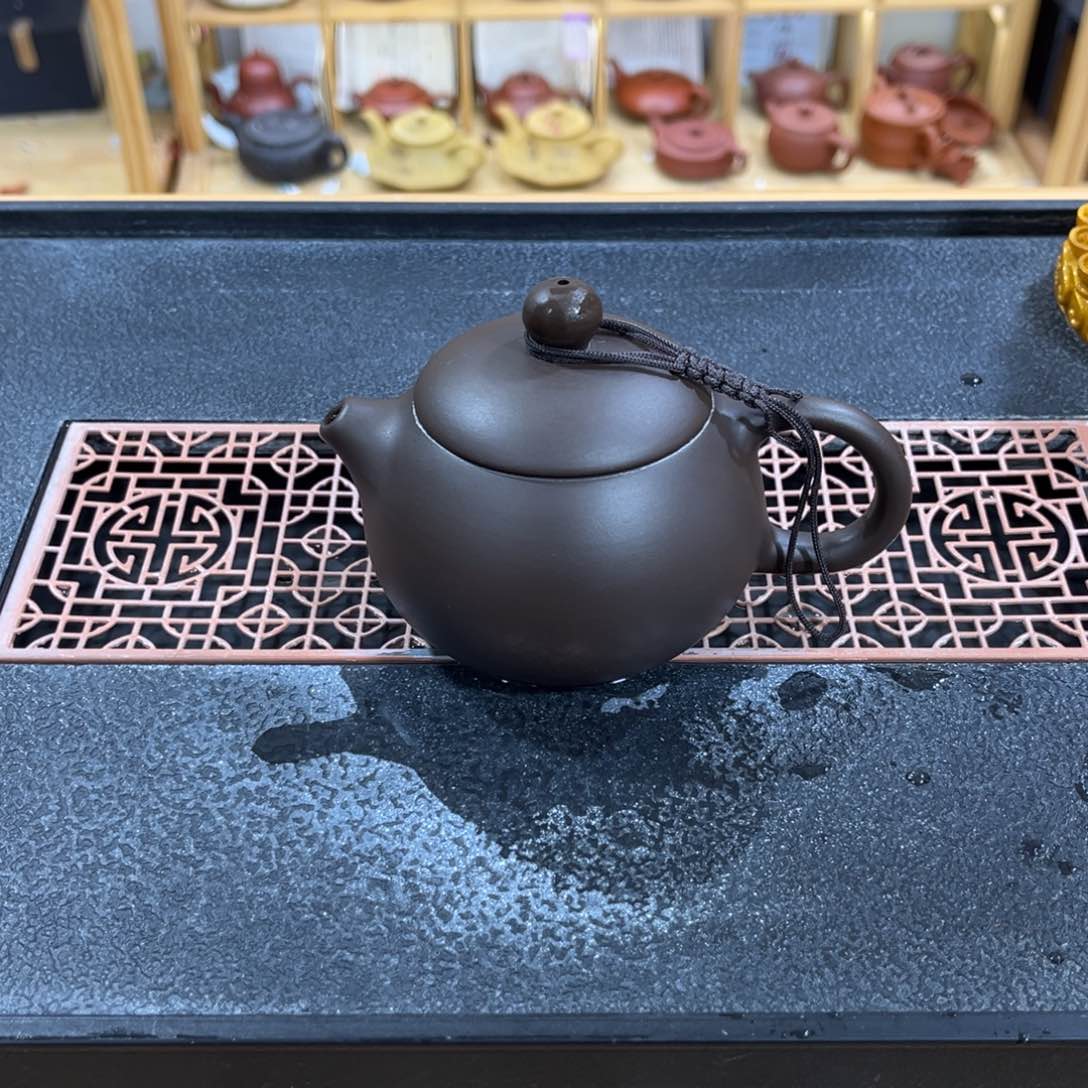 紫砂茶案小品西施西施