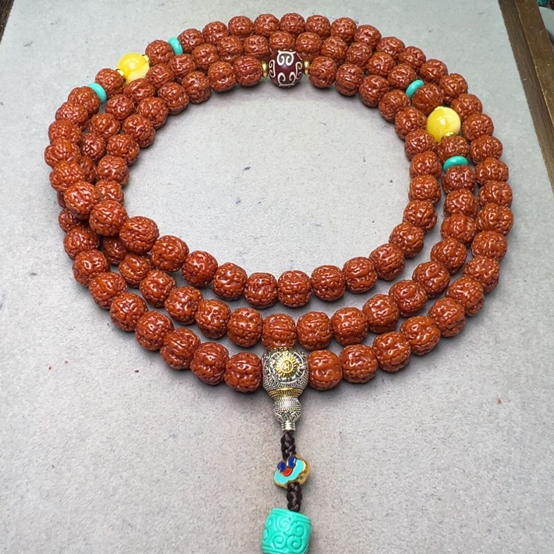 金刚菩提吊坠花王108