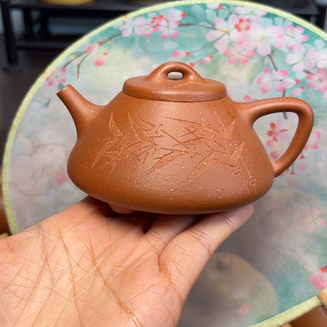 用***8紫砂茶壶手工制作原矿紫砂