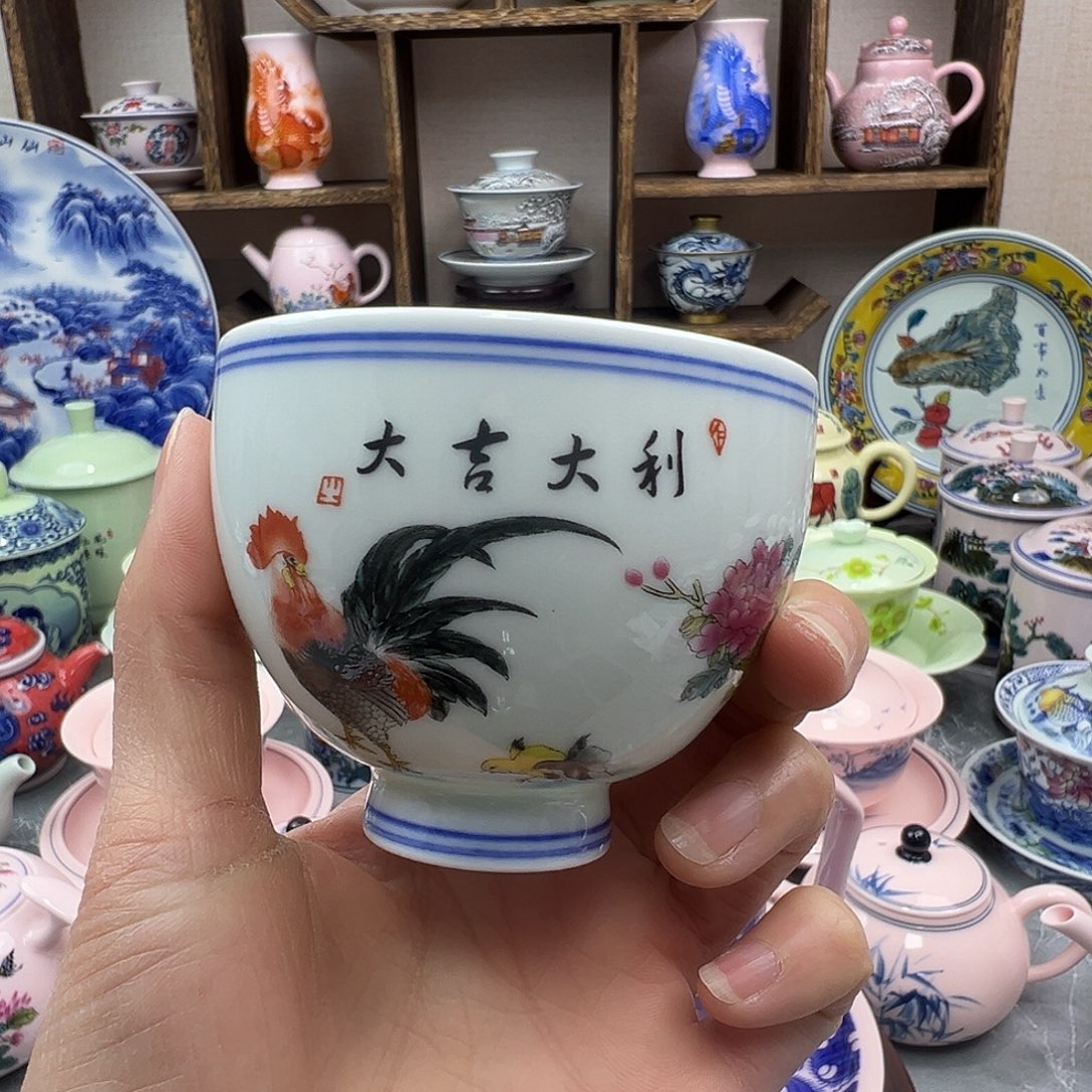 陶摆件景德镇陶瓷567老厂瓷5