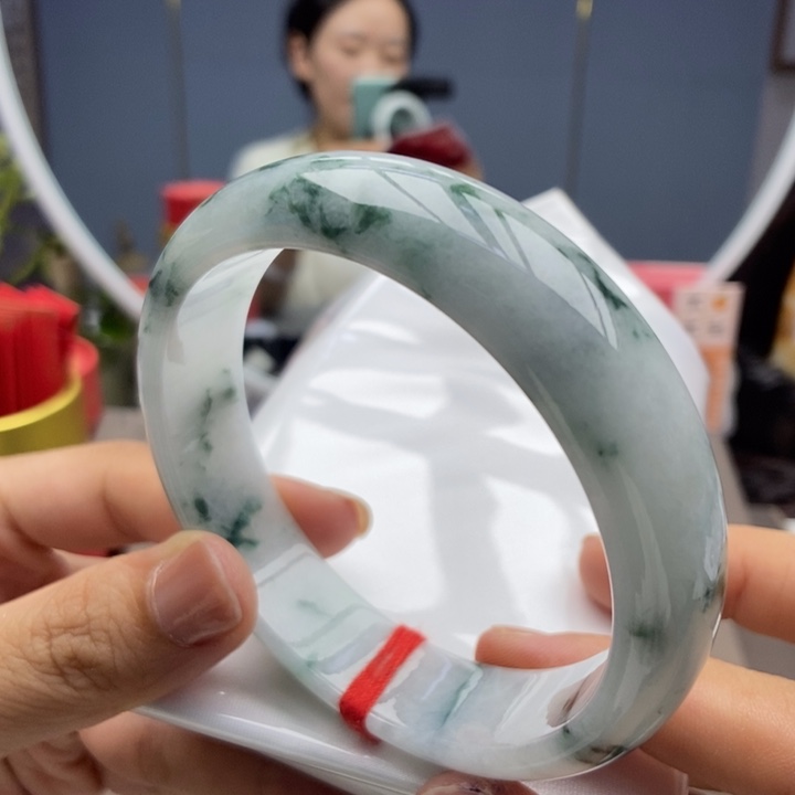 翡翠手镯未镶嵌手镯77-56.7
