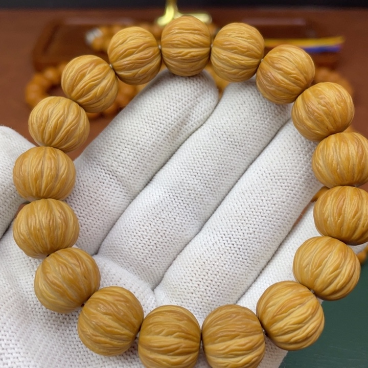 猴头核桃吊坠拉丝瓜珠1.5+