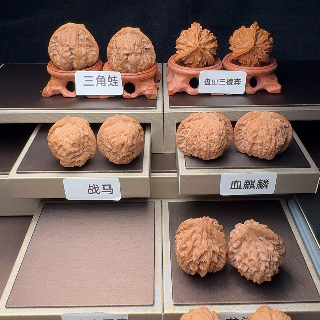 A****文玩核桃吊坠红锦鲤41全品