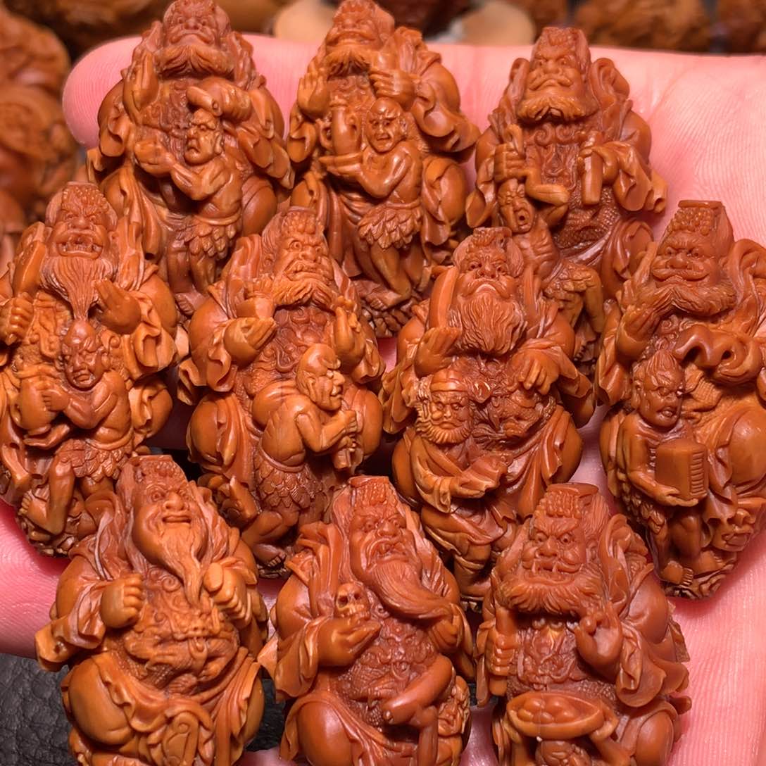 【闪购商品】橄榄核手串/手链贺*多云龙核雕