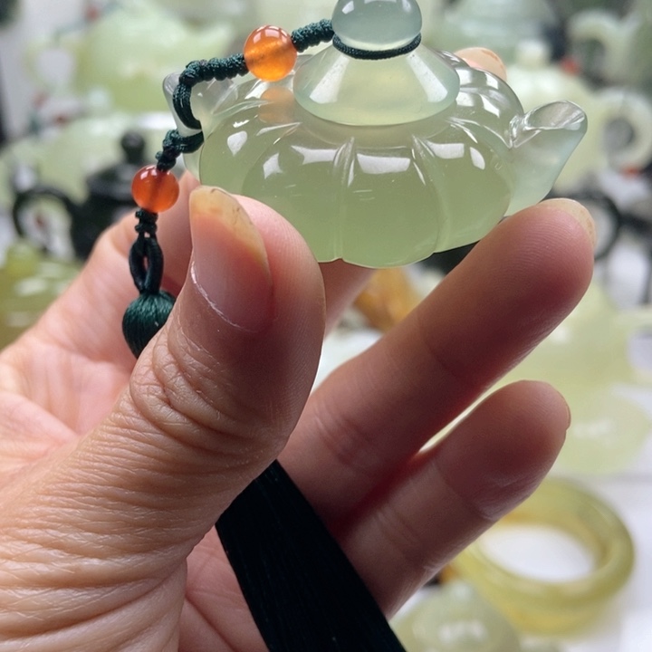 蛇纹石玉手链未镶嵌