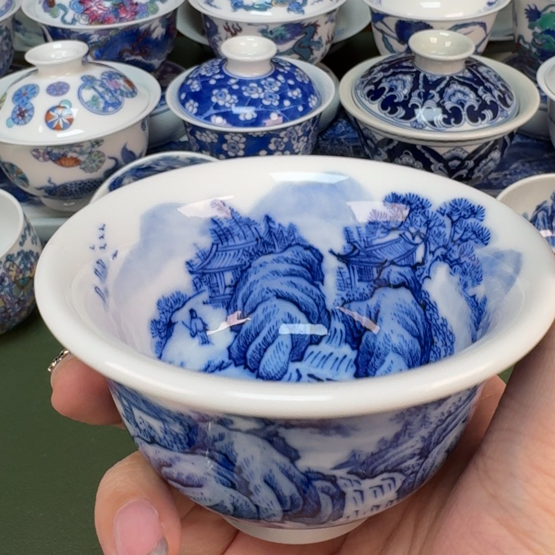 杯大帅纯手工手绘茶具293