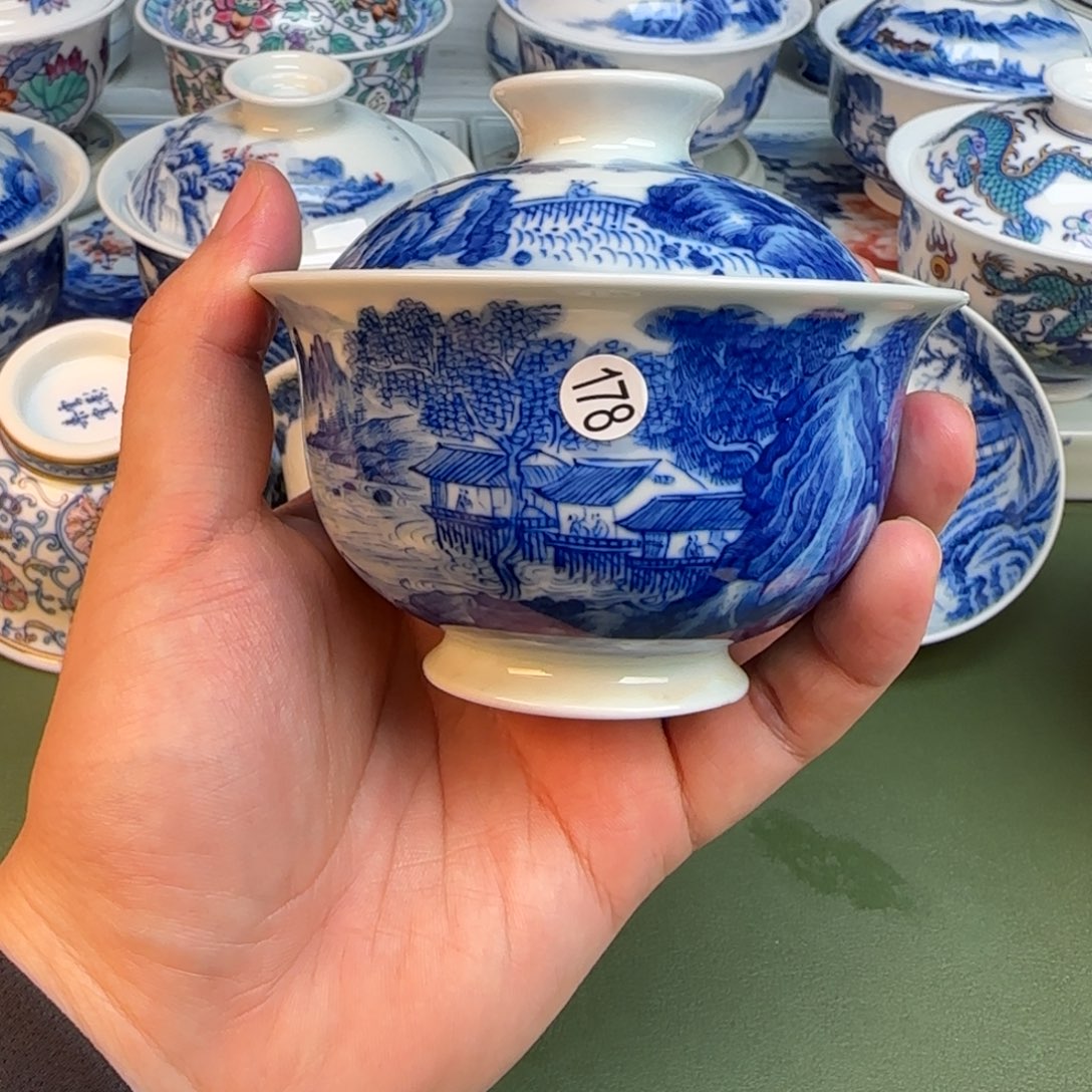 彦祖纯手工手绘茶具178