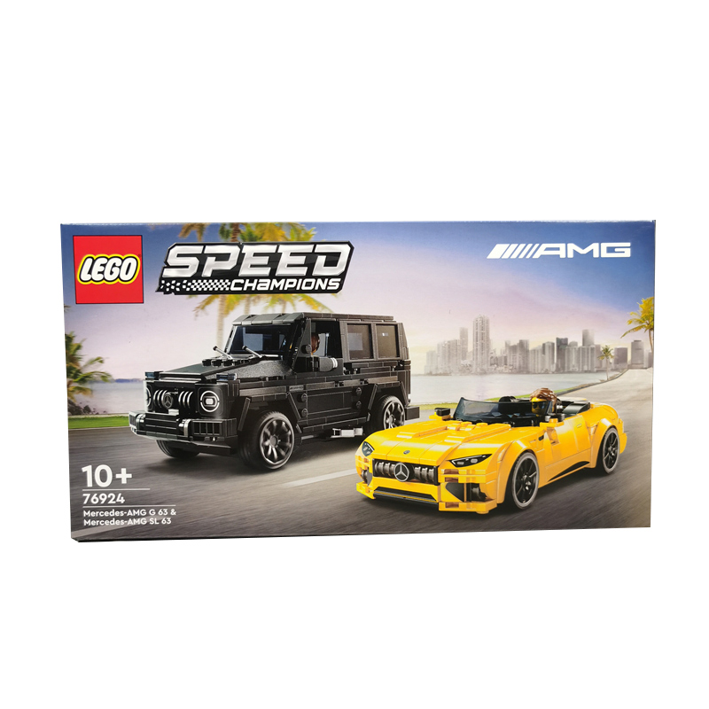 正品乐高超级赛车speed系列76924梅赛德斯奔驰AMG 积木男女孩礼物