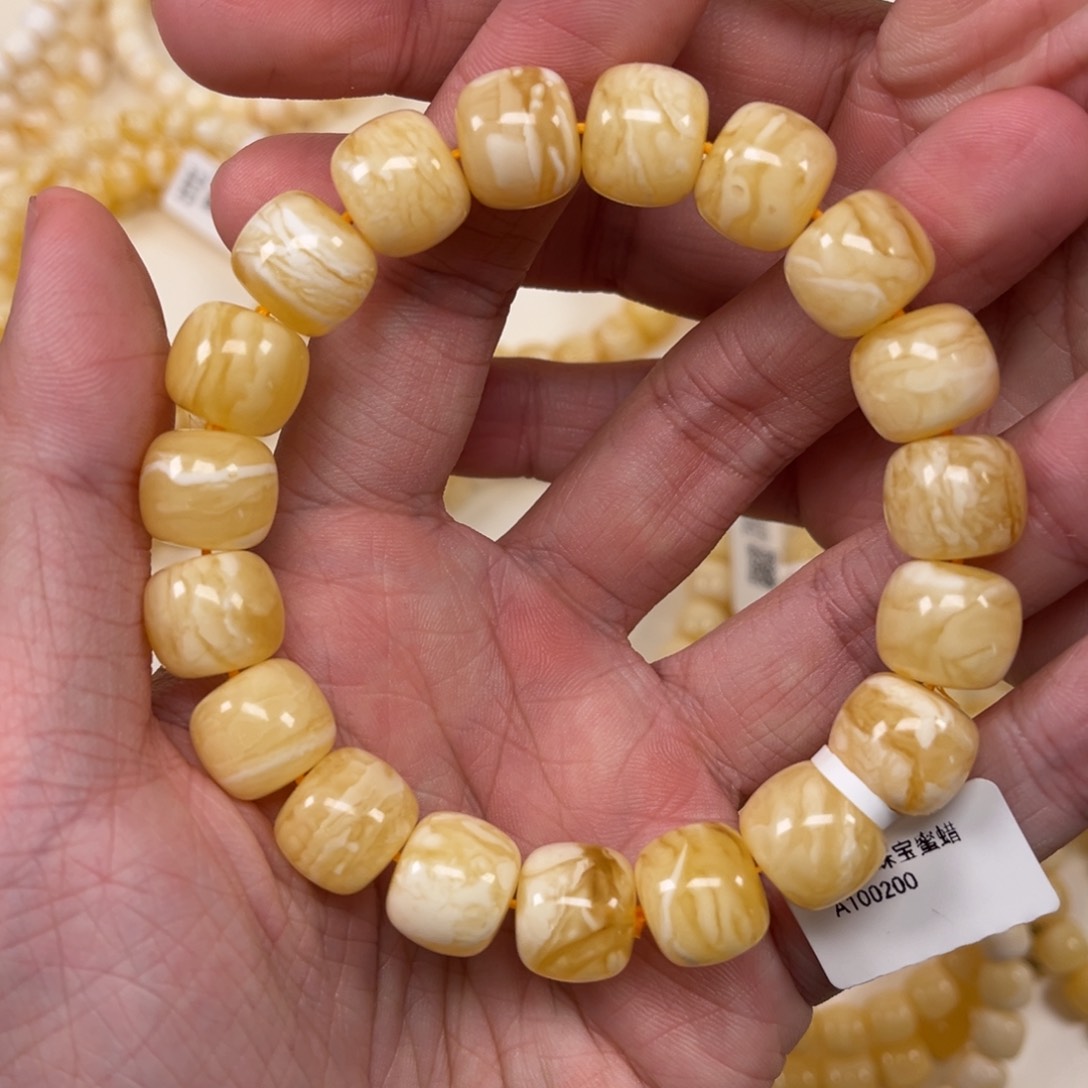 蜜蜡手串未镶嵌蜜蜡手串13.2
