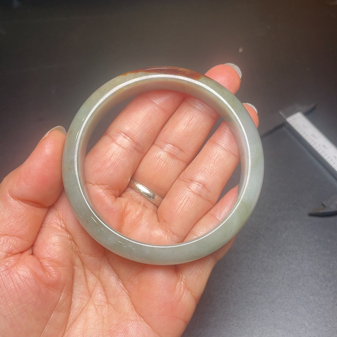 翡翠未镶嵌手镯红翡翠玉手镯