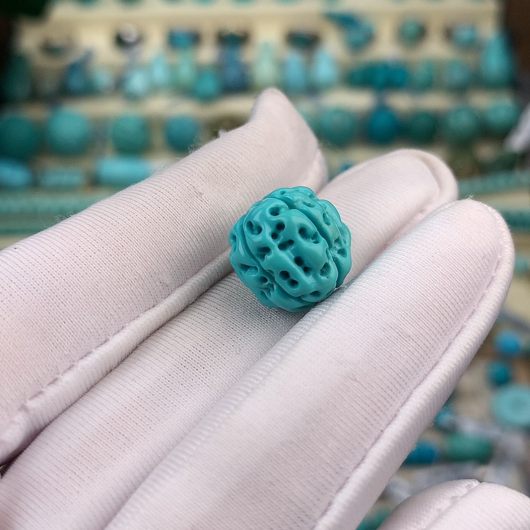 绿松石未镶嵌珠宝奇石12.8