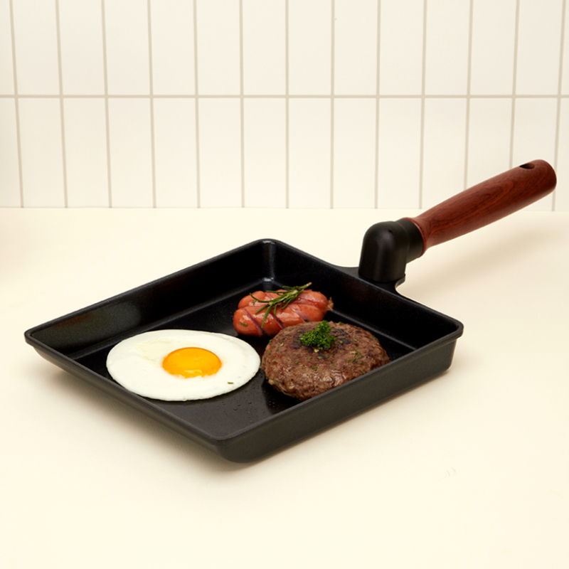 Vizzart韩国进口玉子烧平底方形厨房煎锅 (电磁炉兼用)