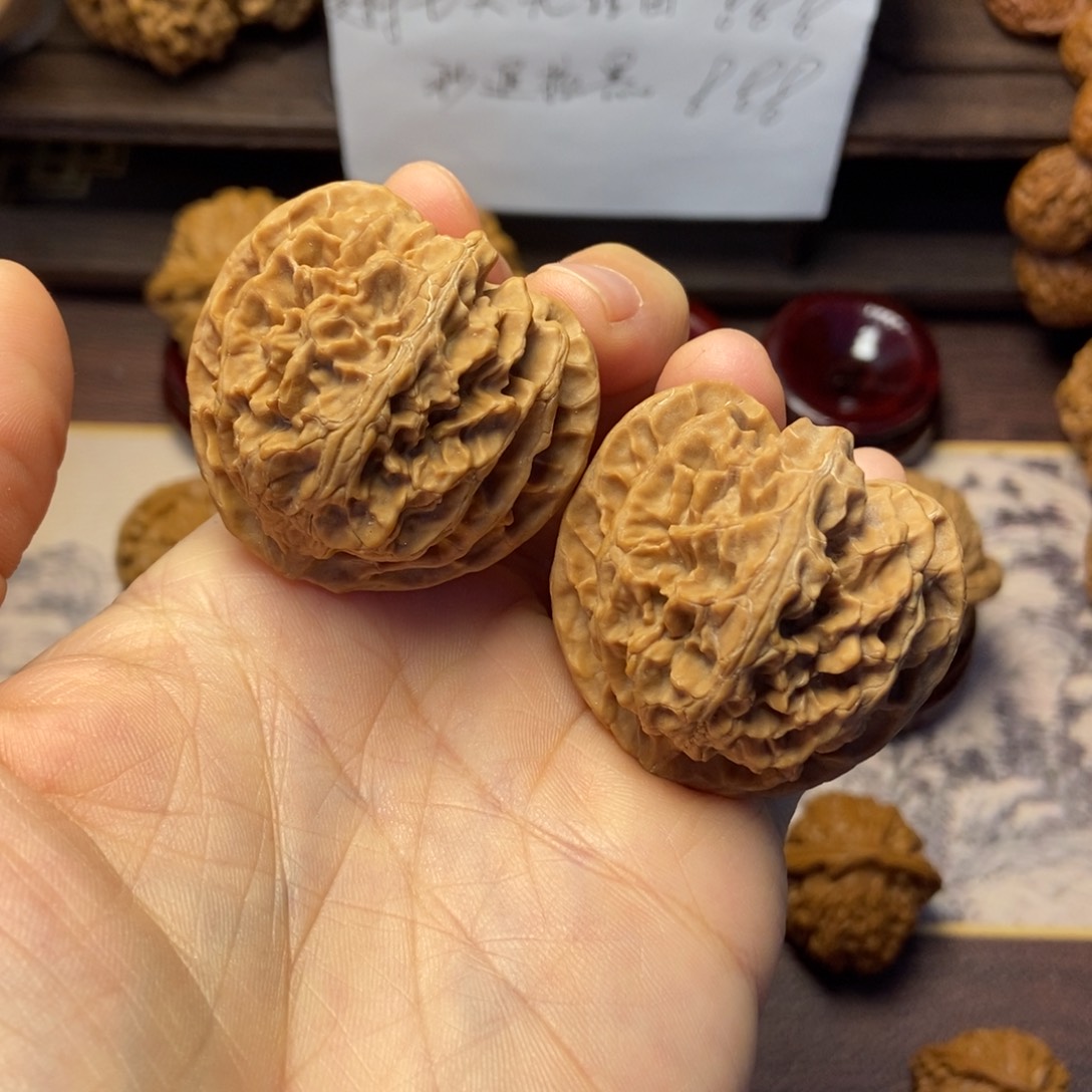 ****把件文玩核桃全品苹果园41