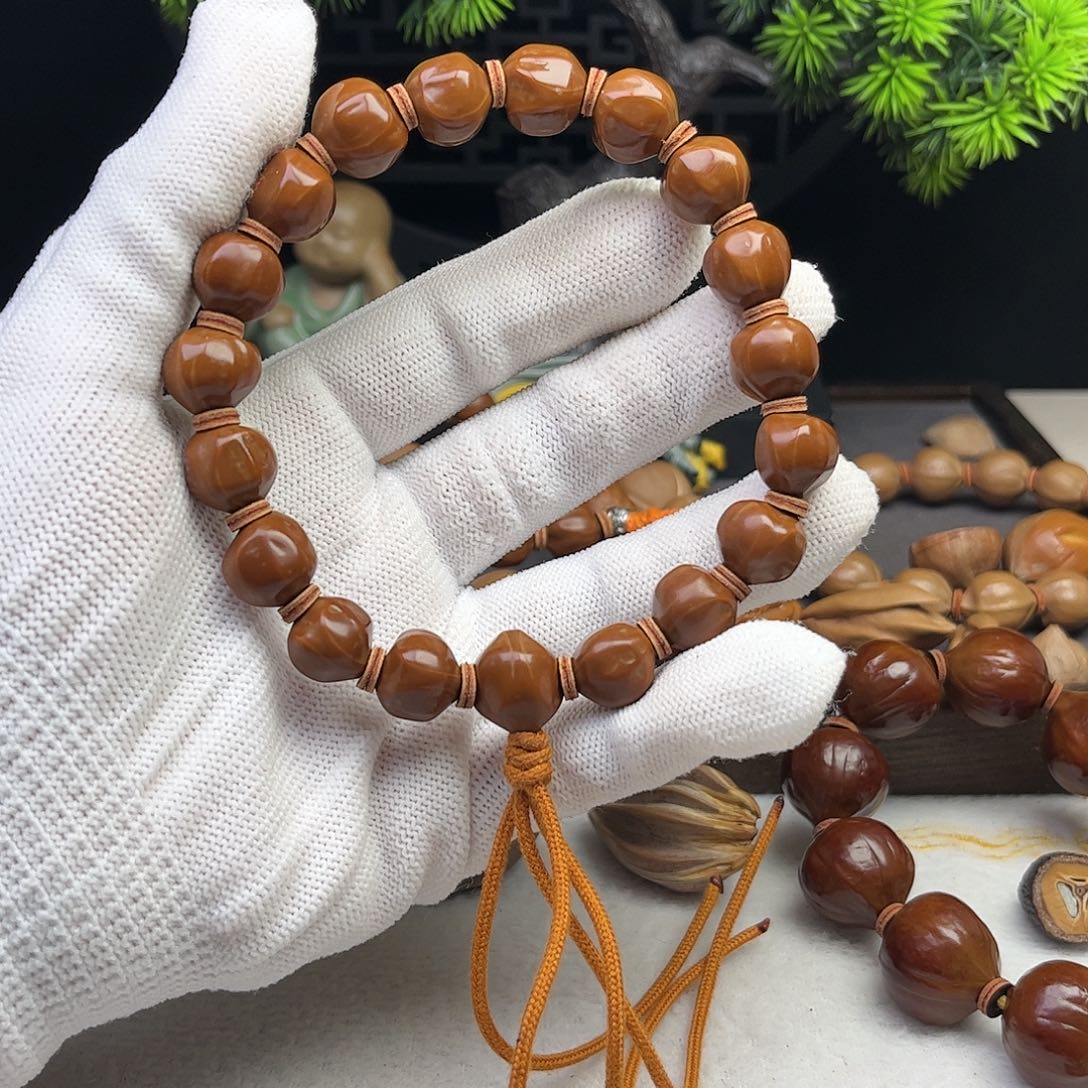 手串/手链橄榄核厚**物1.3三花铁核