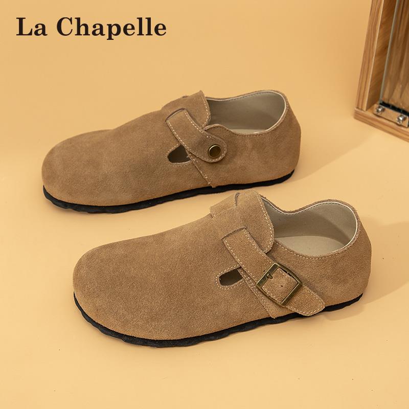 拉夏贝尔春季网红爆款百搭复古休闲鞋百搭小众软底ins经典女鞋