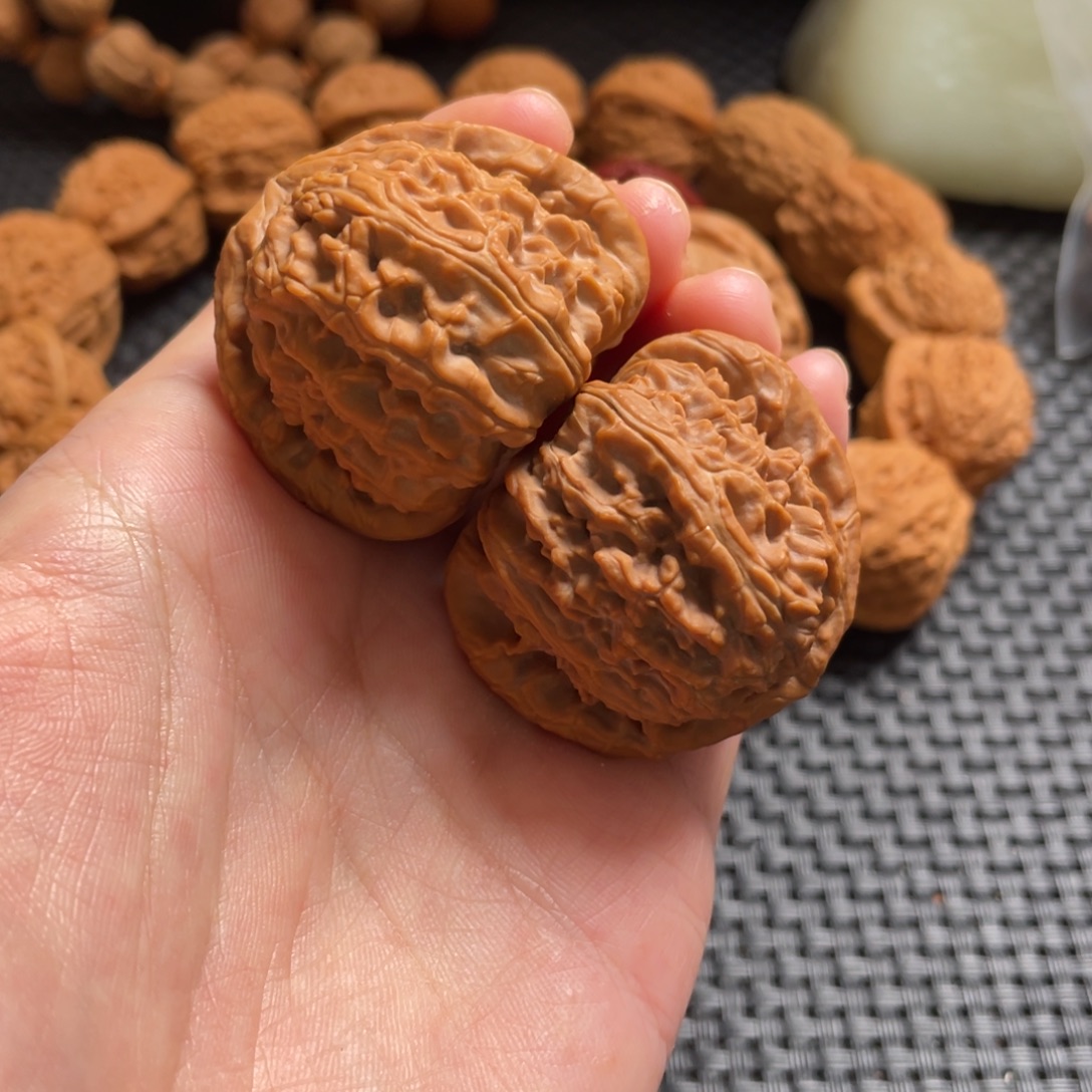 吊坠文玩核桃白狮子41+全品有色差