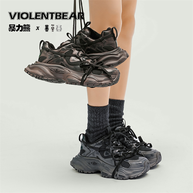 时尚四季潮流厚底百搭休闲增高老爹鞋