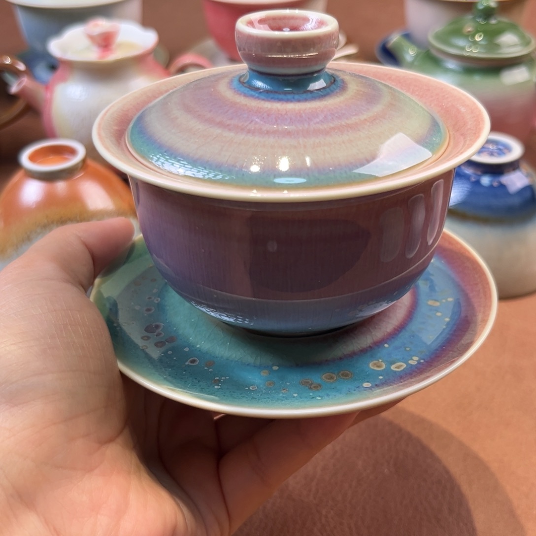 手工制作窑变茶器