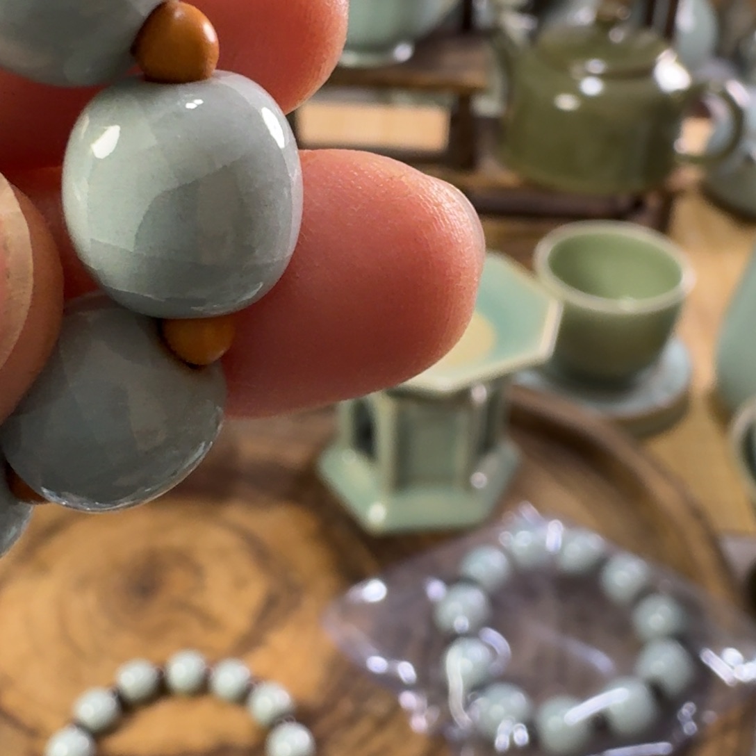 童*翊汝州选矿汝瓷全品手串