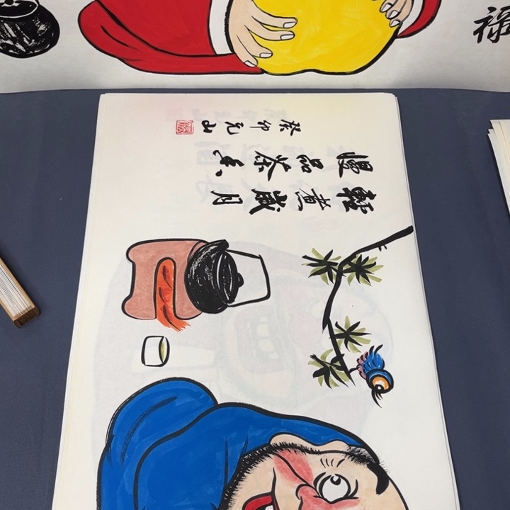 国画禅意画纯手绘作品